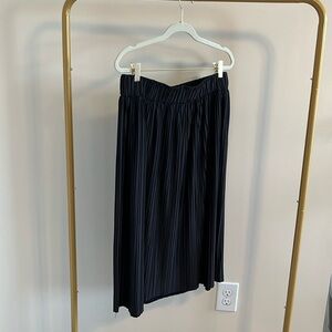 #8 Torrid Black Pleated Skirt